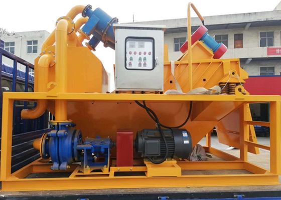 Séparateur jaune de sable de boue de machine de Desander de la boue 15-90T/H
