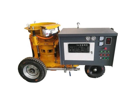 Machine humide mobile de béton projeté 30 mètres de distance pour la construction