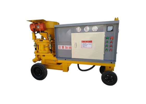 Machine de pulvérisation de béton projeté mobile de pulvérisateur de Gunite d'acier au carbone