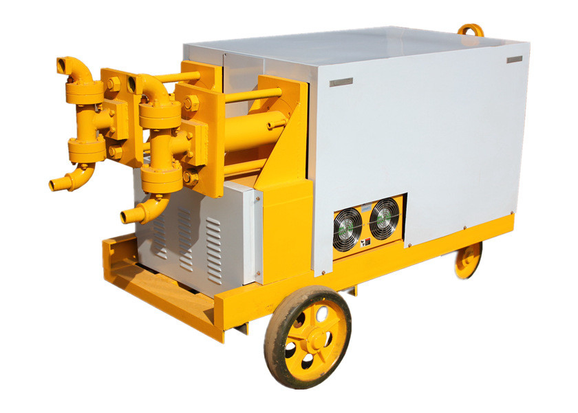 L'injection mobile jaune de ciment de pompe du coulis 7.5kw jointoyant la machine a adapté aux besoins du client